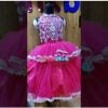 Pink Color Halter Neck Party Dress for Baby Girl Online