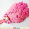 Posh Baby Pink Feather Hair Band