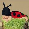 Beetle Theme Wrap and Hat Baby Photography Prop