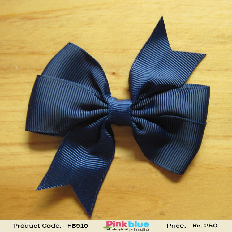 Pretty Navy Blue Hair Band for Kids