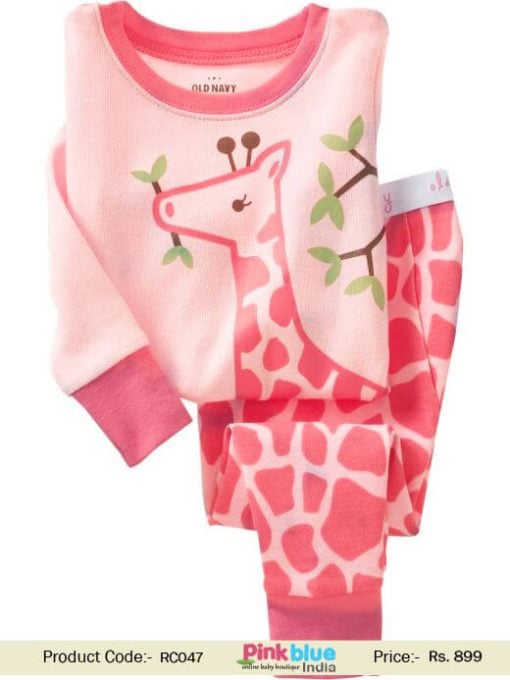 Baby Pretty Pink T-Shirt With Pajamas