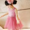 Toddler Baby Girl Peach Birthday Party Dress
