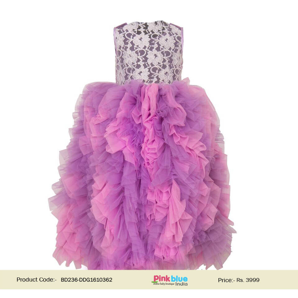 Purple Princess Wedding Party Dress Baby Girl Boutique
