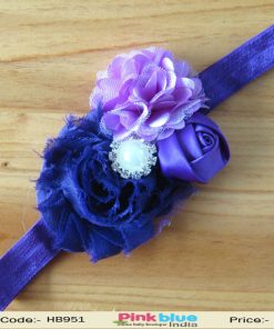 Purple and Lavender Baby Headband
