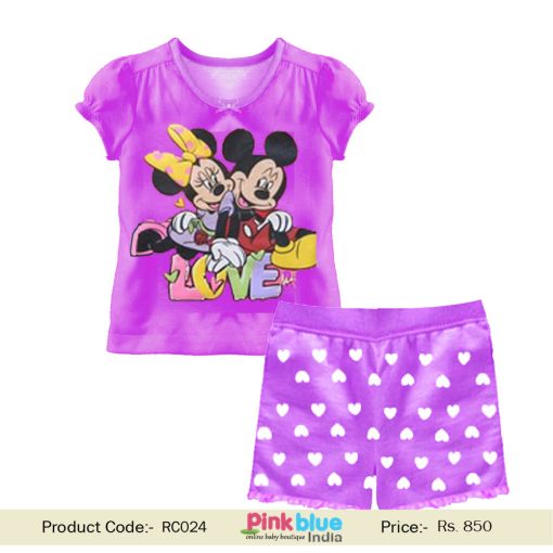 mickey minnie mouse t-shirt short
