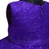 Toddler purple sequin dress girls, purple dress princess