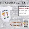 Rakhi Gift Hampers Online, Raksha Bandhan Personalized Mug, baby Onesie India