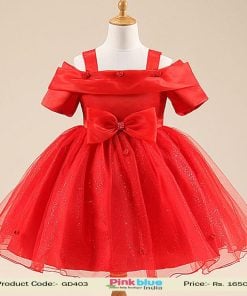 red kids wedding outfit
