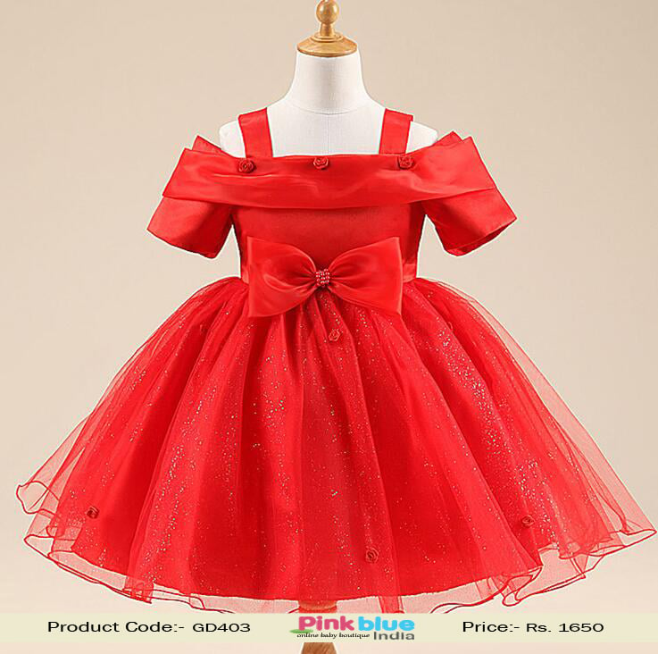 red kids wedding outfit