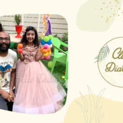 Kids layered Birthday Party Gown Real Customer Pictures