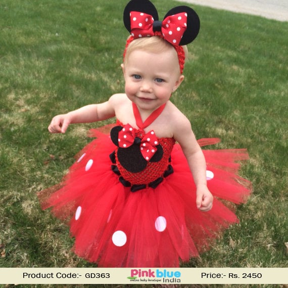 Minnie Mouse 1st Birthday Party Tutu Dress - 1 year old Tutu outfits