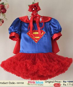 Infant Halloween Supergirl Onesie Costume