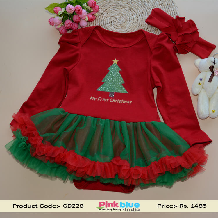 infant Christmas dress