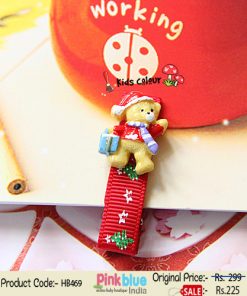 Beautiful Red Color Pooh Cartoon Hair Accessory for Toddlers in India