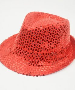 red baby jazz hat