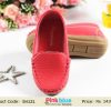 red baby loafer shoes