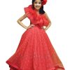 Red Girls Gown, Buy Kids Party Wear Indian Red Gowns Online