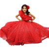 Red Designer dresses for girl child, Kids party wear