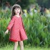 red polka dots baby dress