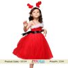 baby christmas dress red