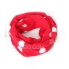 Fashionable Red Winter Neck Warmer for Toddler Boys with White Dots