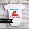 Road Trip Baby Onesie, Personalised Road Trip Baby Clothes, Family Vacation Bodysuit/ Romper