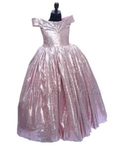 Rose Gold Sequins Dress for Little girl - Sequin Birthday Party Dress/ gown teenage girl