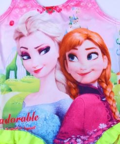 Short Rose Pink Swimwear for Toddler Girls with Frozen Elsa Print