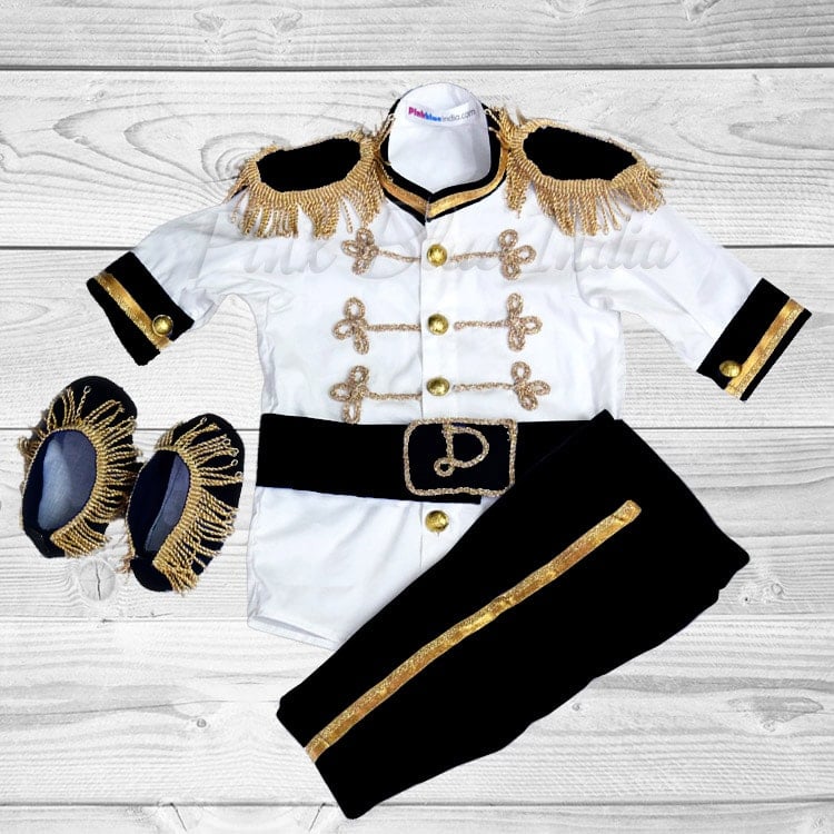 Royal Black Prince Outfit, First Birthday Party Costume
