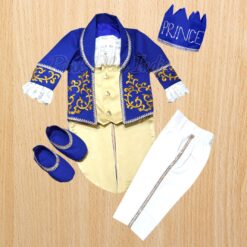 Royal Prince First Birthday Boy Outfit, Baby Boy Wedding Ring Bearer Suit