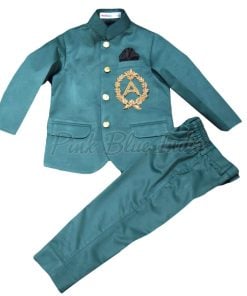 Royal Indian Jodhpuri Suit With Trouser For Kids Boys