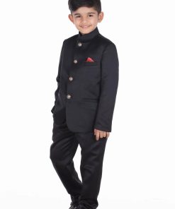 Kids Boys Royal Indian Jodhpuri Suit Trouser Bandhgala Coat