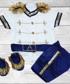 Half Sleeve Royal Prince Birthday Outfit, Baby Boy Prince 1st birthday Costume