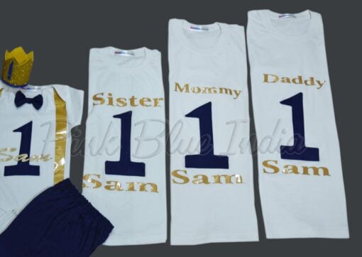 Royal Prince Matching Family T-shirts, Birthday Prince Family shirts, baby Onesie