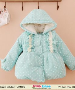 hooded baby warm jacket
