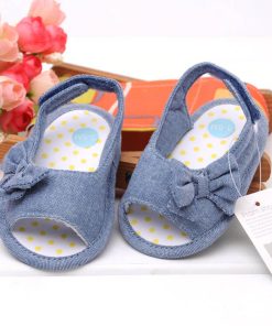 Buy Blue Infant Girl Sandal with Bow Online