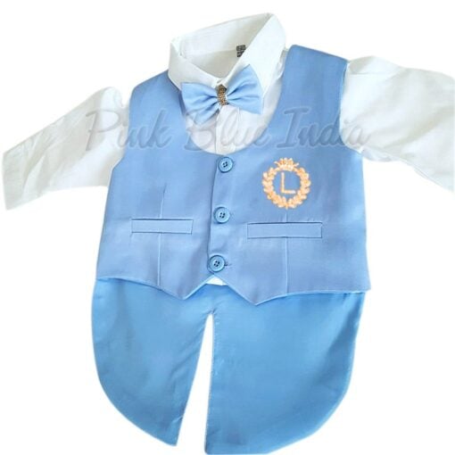 Boys Tuxedo with Tail Suit Set Tailcoat