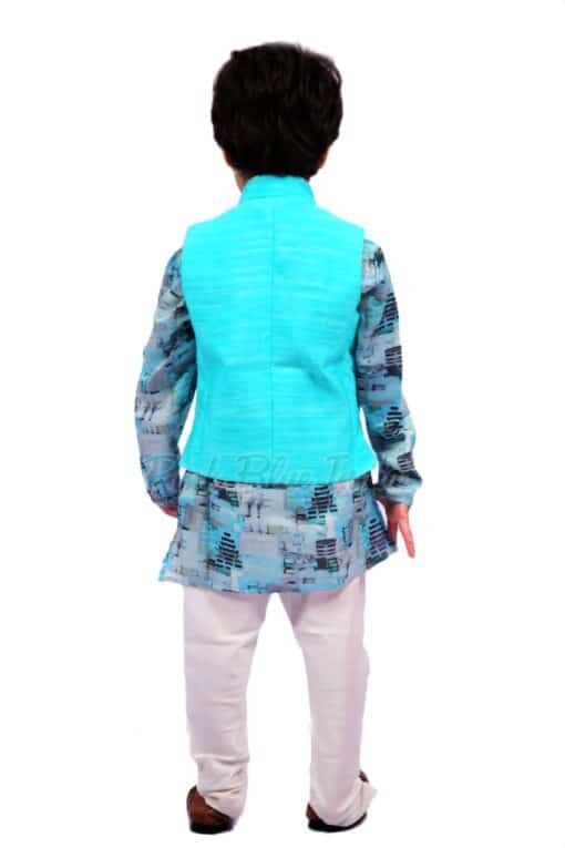 Kurta Pajama with Stylish Jacket For 4-5 Years Baby Boy