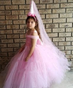 Cute 1-10 Years Birthday Pink Tutu Dress Outfit for Baby to Toddler Girl