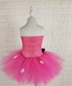 Baby Minnie Mouse Pink Polka Dots 1st Birthday Tutu Outfit, minnie mouse tutu dresses