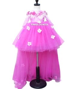 Girl Pink High low Dress: Shop High low Kid Dress in India