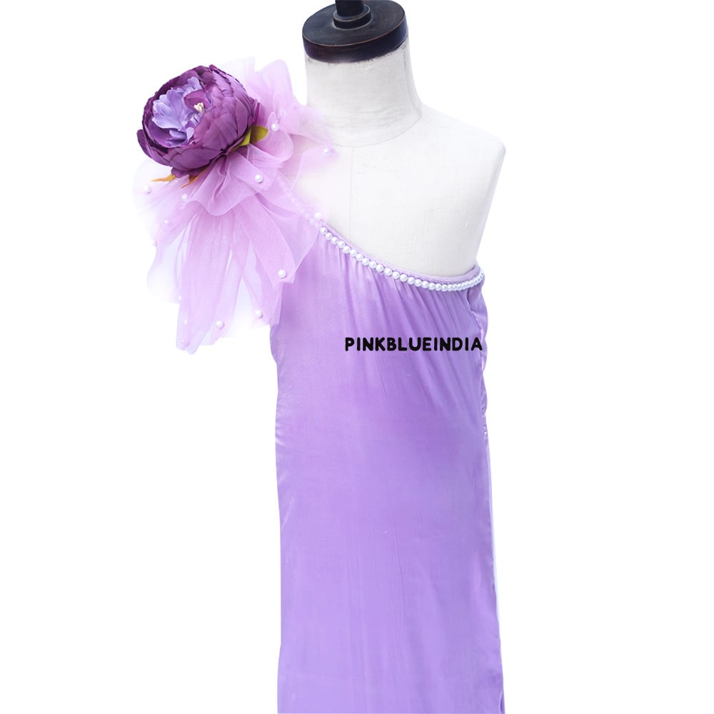 Girls & Women Gown - Woman's Pearl Work Rayon Anarkali Gown (14-15 Years,  Aqua Blue) : Amazon.in: Fashion