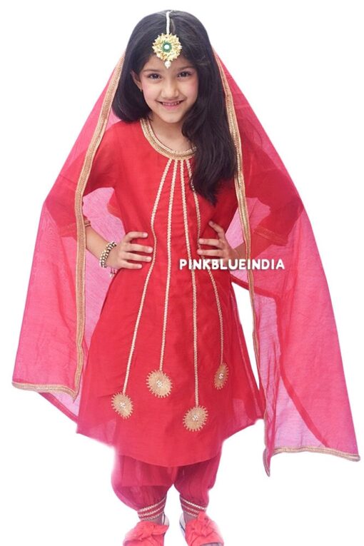 Kids Salwar Kameez Set - Party Wear Salwar Suit for Baby Girl