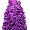 New 2017 Purple Bubble Princess Girl Prom Evening Gown