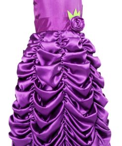 New 2017 Purple Bubble Princess Girl Prom Evening Gown