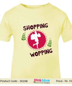 Custom Printed Baby Tees for Childrens Shopping Wopping