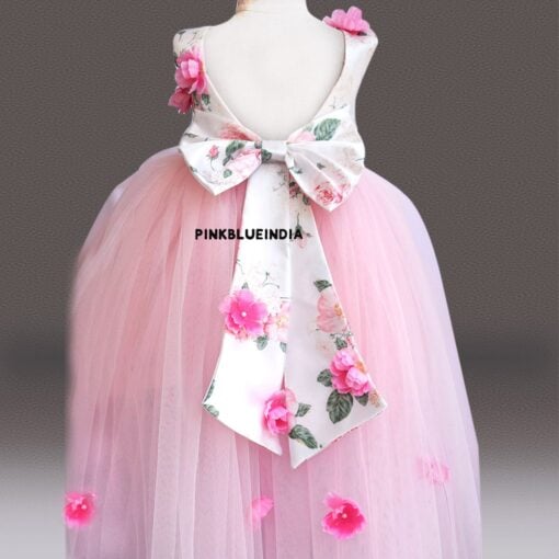 Pink High Low Tulle Girl Party Dress – Kid Girl High-Low Dress