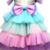 Rainbow Unicorn Birthday Dress Up Costume - Girls Party Dress