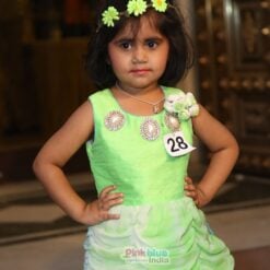 raw silk baby dress