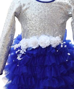 girls royal blue dress